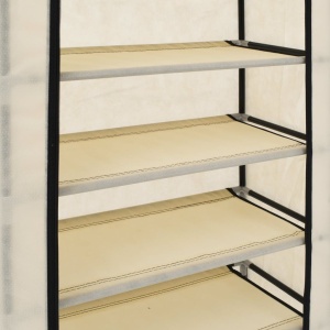 Pantofar cu husă, crem, 58x28x106 cm, material textil - Img 2
