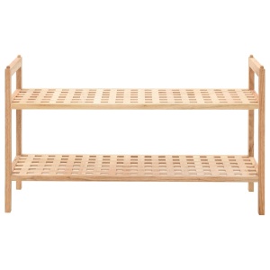 Pantofar din lemn solid de nuc, 69 x 26 x 40 cm - Img 2