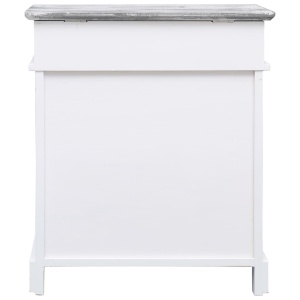 Pantofar, gri, 50 x 28 x 58 cm, lemn de paulownia - Img 4