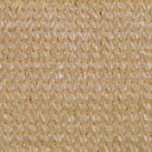Pânză parasolar din HDPE triunghiulară, 5 x 5 x 5 m, bej - Img 2
