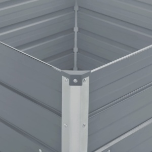 Pat inalt straturi, 100x100x77, oțel galvanizat, gri - Img 4