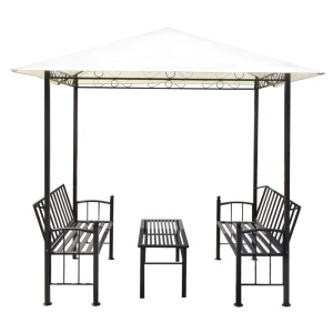 Pavilion de grădină cu masă și bănci 2,5x1,5x2,4 m - Img 4