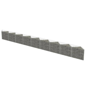 Perete gabion, 630 x 30 x 50 cm, oțel galvanizat - Img 4