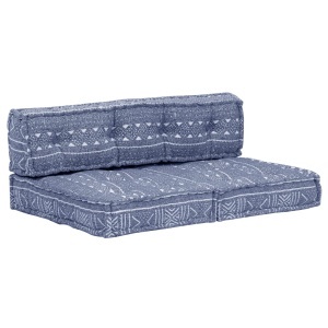 Pernă fotoliu puf, indigo, material textil - Img 7