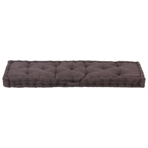 Pernă podea canapea din paleți antracit 120 x 40 x 7 cm bumbac - Img 4