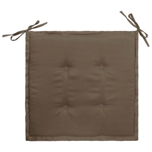 Perne scaun de grădină, 2 buc., gri taupe, 50 x 50 x 3 cm - Img 4