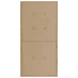 Perne scaun de grădină, 4 buc., bej, 100 x 50 x 3 cm - Img 7