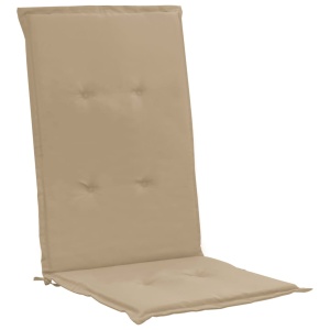 Perne scaun de grădină, 4 buc., bej, 120 x 50 x 3 cm - Img 3