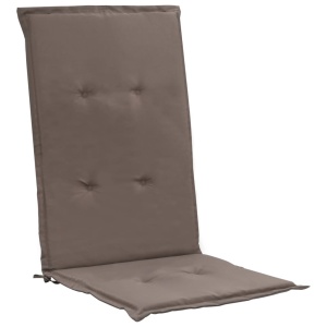 Perne scaun de grădină, 4 buc., gri taupe, 120 x 50 x 3 cm - Img 3