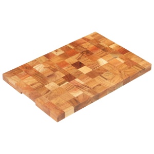 Placă de tocat, 60 x 40 x 3,8 cm, lemn masiv de acacia - Img 9