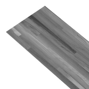 Plăci de pardoseală, gri cu dungi, 5,26 m², PVC, 2 mm - Img 6