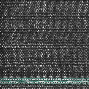 Plasă teren de tenis, negru, 1,4 x 50 m, HDPE - Img 3