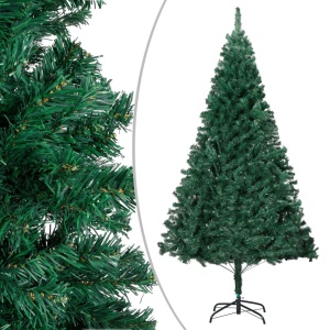 Pom de Crăciun artificial cu ramuri groase, verde, 210 cm, PVC