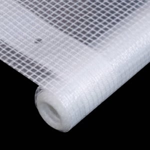 Prelată Leno 260 g/m², alb, 4 x 5 m - Img 4