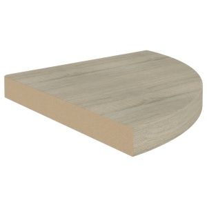Rafturi colț suspendate, 4 buc., stejar, 35x35x3,8 cm, MDF - Img 8