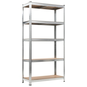 Rafturi de depozitare, 2 buc, 90 x 40 x 180 cm, MDF - Img 3