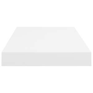 Rafturi de perete suspendate, 4 buc., alb, 50x23x3,8 cm, MDF - Img 5