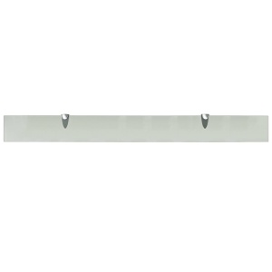 Rafturi suspendate, 2 buc., 100 x 10 cm, sticlă, 8 mm - Img 4