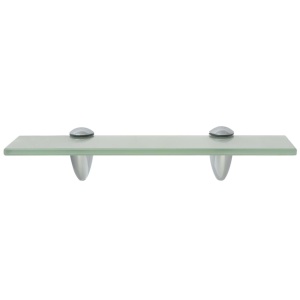 Rafturi suspendate, 2 buc., 30 x 20 cm, sticlă, 8 mm - Img 3