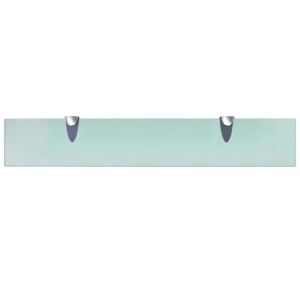 Rafturi suspendate, 2 buc., 60 x 10 cm, sticlă, 8 mm - Img 4
