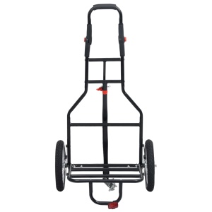 Remorcă bicicletă pliabilă cu geantă cumpărături albastru/negru - Img 6