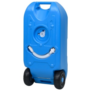 Rezervor de apă cu roți pentru camping, albastru, 40 L - Img 4