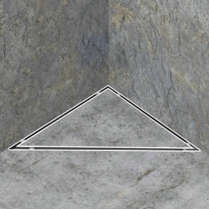 Rigolă de duș cu capac 2-in-1, 25 x 25 cm, oțel inoxidabil - Img 3