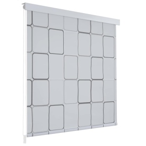 Roletă perdea de duș 140x240 cm Model pătrate