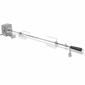 Rotisor cu motor profesional pentru BBQ, oțel, 900 mm - Img 3