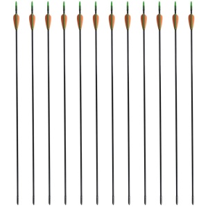 Săgeți pentru arc recurv 30", 0,6 cm, fibră de sticlă, 12 buc - Img 3