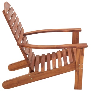 Scaun Adirondack, lemn masiv de acacia - Img 3