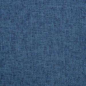 Scaun de sufragerie pivotant, albastru, material textil - Img 2