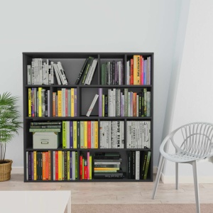 Separator cameră/Bibliotecă, gri, 110 x 24 x 110 cm, PAL - Img 3