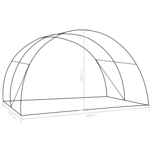Seră, 8 m², 2 x 4 x 2 m - Img 11