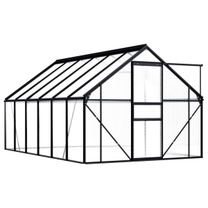 Seră, antracit, 7,03 m², aluminiu - Img 2