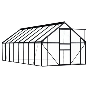 Seră, antracit, 9,31 m², aluminiu - Img 2