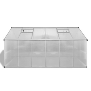 Seră din aluminiu ranforsat cu cadru de bază, 9,025 m² - Img 4