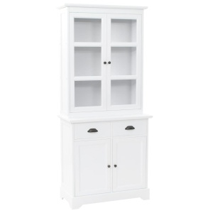 Servantă galeză cu 4 uși, 80 x 40 x 180 cm, MDF și lemn de pin