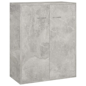 Servantă, gri beton, 60 x 30 x 75 cm, PAL - Img 2
