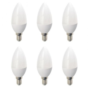 Set 6 Becuri LED Drimus E14 6W lumina rece DL-6062