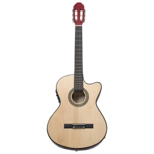 Set chitară acustică occidentală 12 piese 6 corzi cu egalizator - Img 6