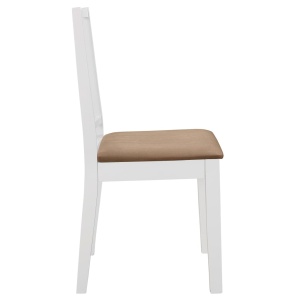 Set de mobilier de bucătărie, 5 piese, alb, MDF - Img 6