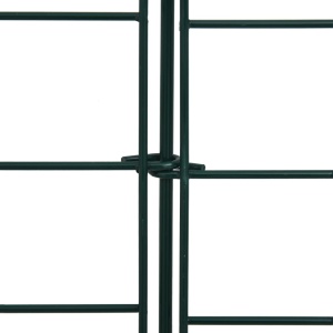 Set gard de iaz arcuit concav, verde, 77,5 x 64 cm - Img 8