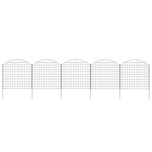 Set gard de iaz arcuit, verde, 77,5 x 78,5 cm