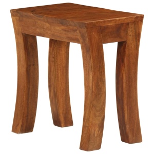 Set mese suprapuse,3 piese,lemn masiv acacia, 50x35x50 cm, maro - Img 9