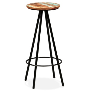 Set mobilier de bar, 7 piese, lemn masiv reciclat - Img 12