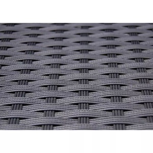 Set mobilier de exterior cu perne, 5 piese, negru, poliratan - Img 8