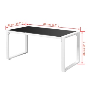 Set mobilier de grădină cu perne, 4 piese, alb, oțel - Img 9