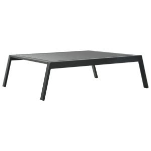 Set mobilier grădină cu perne, 4 piese, gri, inchis aluminiu - Img 9