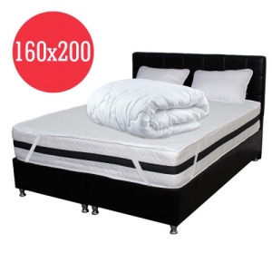 Set Saltea Superortopedica Tulip 160x200x30 plus 2 perne 50x